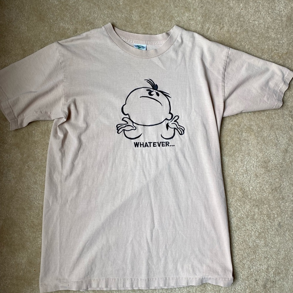 Vintage 90s World Xpress “Whatever” Streetwear Graphic Tee Shirt Sz Men’s Large